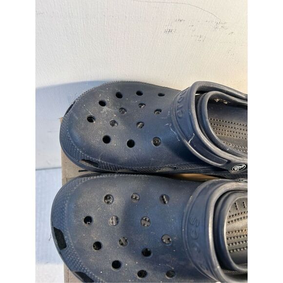 Crocs clog men’s 10 black used - Picture 2 of 6